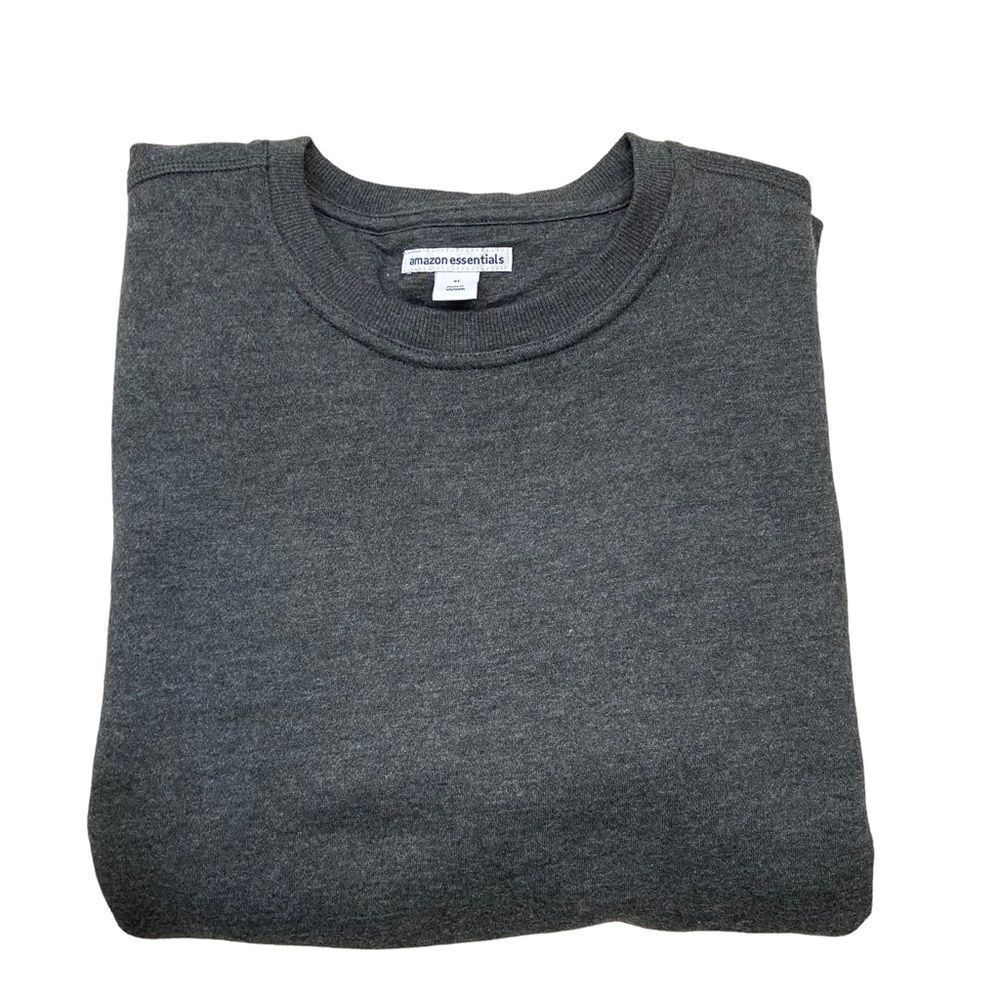 New With Tags Amazon Essentials Grey XL Long Sleeves Sweatshirt